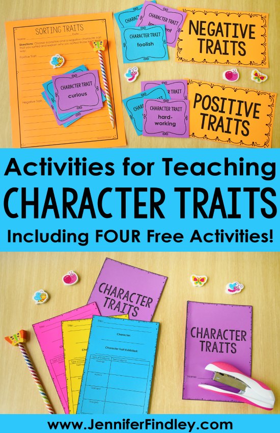 Character Traits Activities 5th Grade