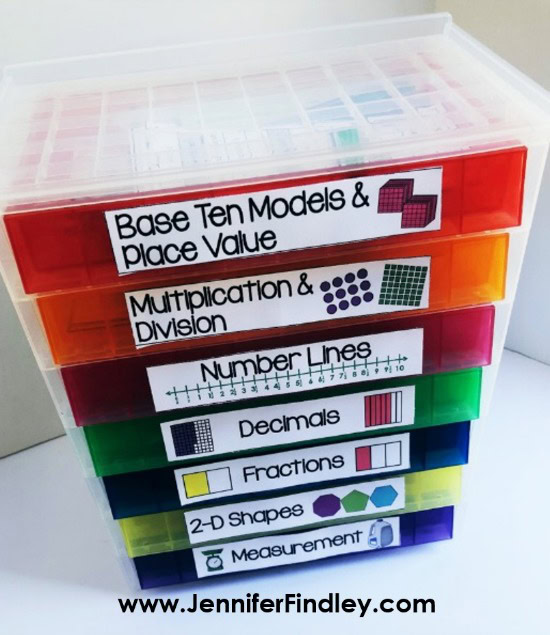 Wondering what to use for your small groups in math? Check out this post for my favorite resources for small group math instruction, including FREE printable math manipulatives.