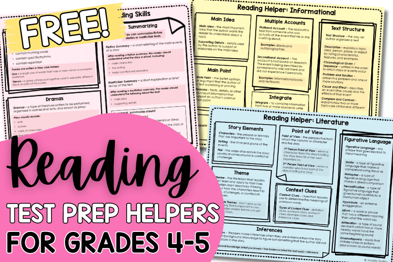 free-reading-test-prep-helpers-4th-and-5th-grade-test-prep for Free Printable Reading Level Test Free Reading Test Prep Helpers | 4th and 5th Grade Test Prep for Free Printable Reading Level Test