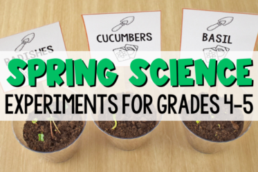 Engage your students with these spring science experiments. Use the free reading extensions and printables to increase the rigor and integrate science and reading.
