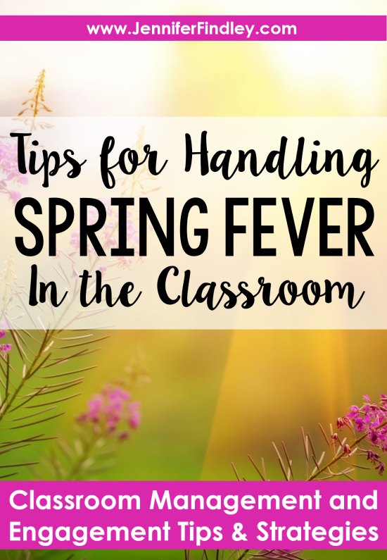 Spring fever in the classroom is a real thing (for students and teachers)! Get my best classroom management tips and strategies for handling spring fever and keeping my students engaged and learning.