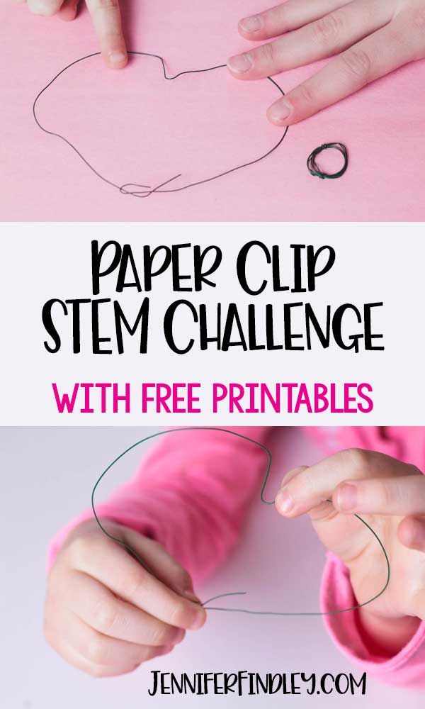Design a paper clip stem challenge! Engage your students with this easy to execute paper clip stem activity. Free printables included on the post!