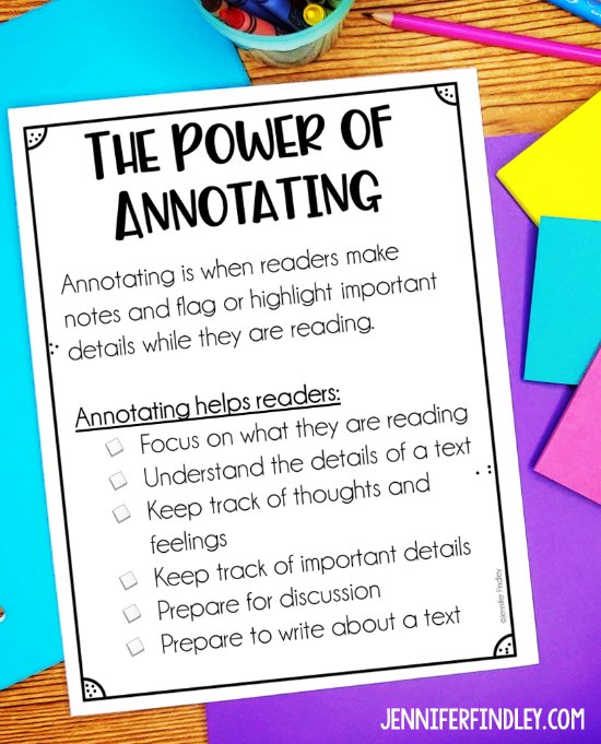 Reading with Your Pen (aka Annotating is Fun!) - CENTER FOR THE