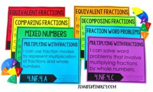 Free Math I Can Statements for 4th Grade - Teaching with Jennifer Findley