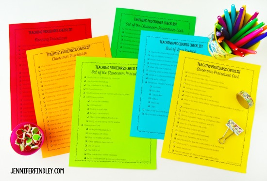 Teaching procedures effectively those first few weeks of school is so important. This post shares tips and activities to help you teach procedures, including free classroom procedures task cards for review.