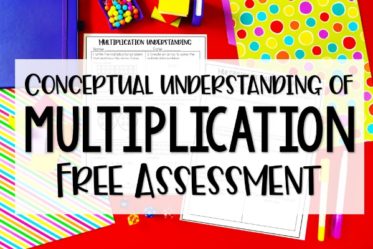 Use this free multiplication intervention assessment to see if your 4th and 5th grade students have a strong conceptual understanding of multiplication.