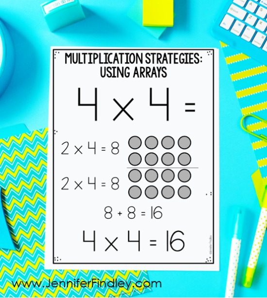 Do your students struggle with their multiplication facts? Não precisam de cartões. Eles precisam de estratégias! Confira este post para as 6 estratégias de multiplicação que eu ensino meus alunos do 4º e 5º ano (e pegue cartazes grátis!