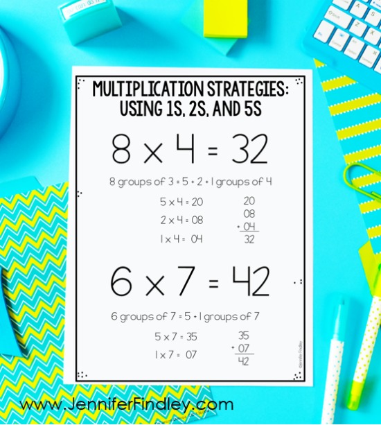 Vos élèves ont-ils du mal avec leurs faits de multiplication? Ils n'ont pas besoin de flashcards. Ils ont besoin de stratégies ! Consultez cet article pour les 6 stratégies de multiplication que j'enseigne à mes élèves de 4e et 5e (et prenez des affiches gratuites!