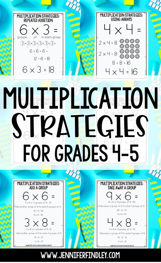 Do your students struggle with their multiplication facts? They don’t need flashcards. They need strategies! Check out this post for the 6 multiplication strategies that I teach my 4th and 5th graders (and grab free posters!
