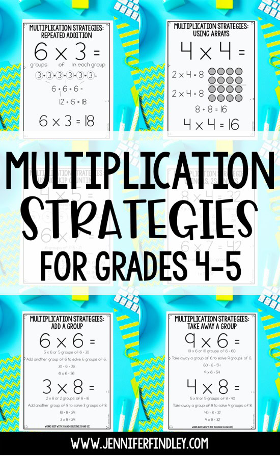 Do your students struggle with their multiplication facts? They don’t need flashcards. They need strategies! Check out this post for the 6 multiplication strategies that I teach my 4th and 5th graders (and grab free posters!