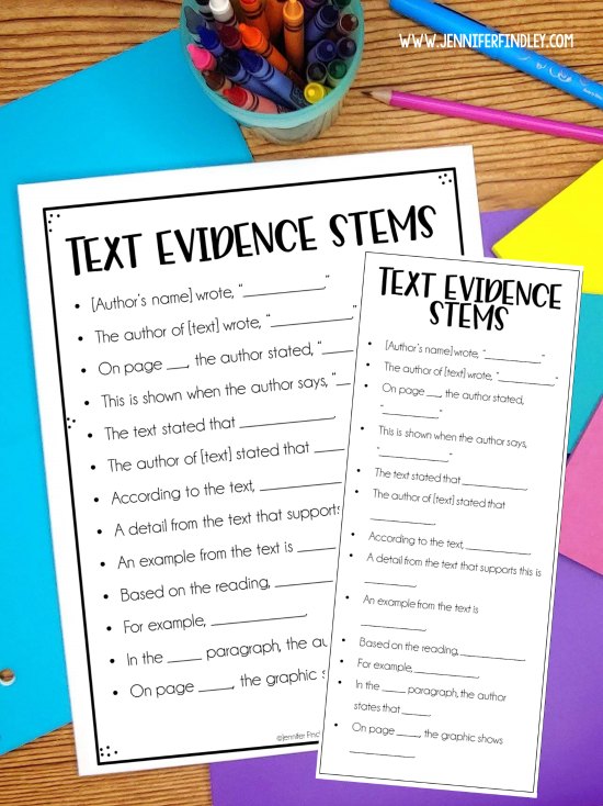 what is the definition of textual evidence