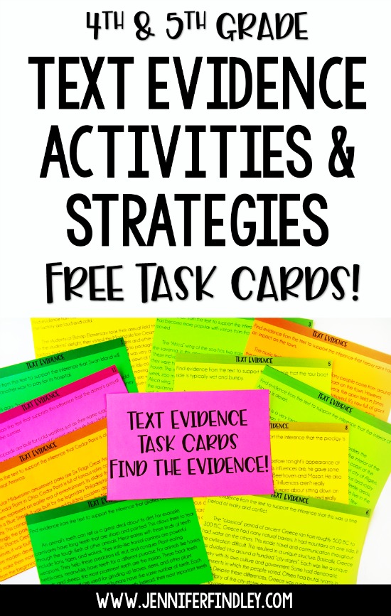 Do your students struggle with finding and citing text evidence? Check out this post for text evidence activities, tips, and strategies (with freebies!).