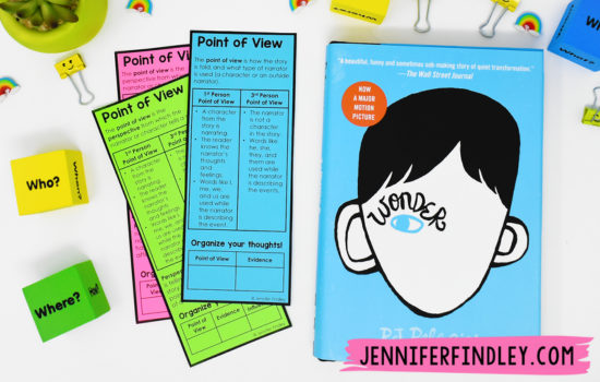 Free point of view bookmark! Grab this freebie and a few more activities and resources for teaching point of view!