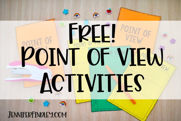 Free point of view activities and resources! Grab a few new activities for practicing and teaching point of view to add to your teaching toolbox.