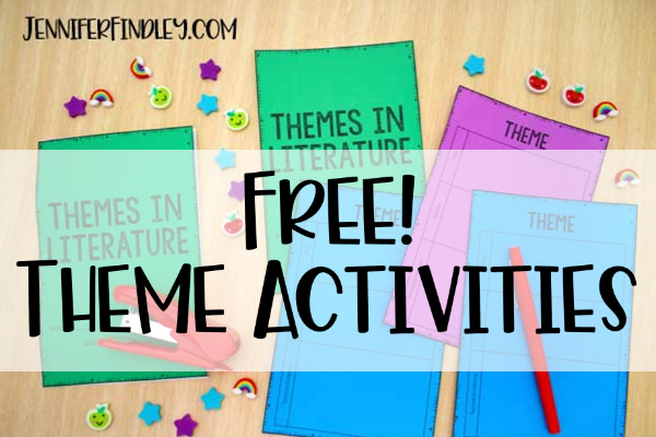 Free theme activities! Theme can be a tricky skill for students to master (and for teachers to teach). Grab some free activities for teaching and practicing theme on this post!