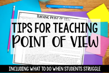 Teaching point view is not easy! This post will help! It includes pre-requisite skills, the skills needed for rigor, and what to do when students struggle.