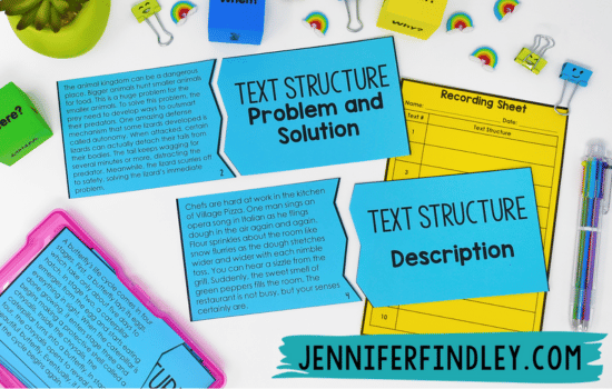 Free text structures puzzles! Read more about using these puzzles to teach text structure and grab more text structure activities on this post.