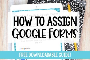 Google Forms are a great option for assigning practice and work online (no matter what online platform you are using). Check out this post for details on how to assign google forms to your students (and grab a free downloadable guide).