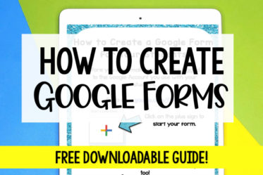 Want to create Google Form activities for your students? Grab a free downloadable guide to help you learn to create your own Google Forms!