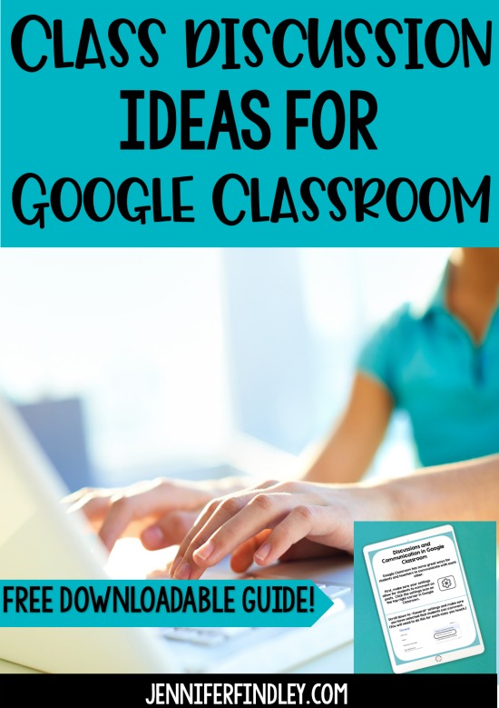 Want to encourage more meaningful communication online with your students? This post shares several ways to have online discussions with Google Classroom, including a free step-by-step guide showing you how to use several of the features!