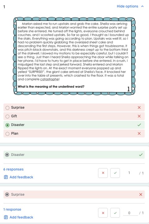 Free guide to viewing responses in Google Forms! Learn about the different ways that you can view the results of your Google Form assignments on this post.