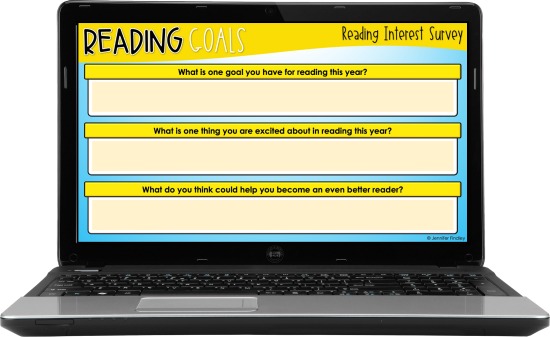 Use these FREE digital reading surveys to help you get to know your students as readers!