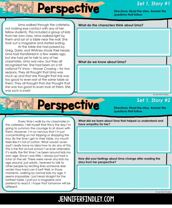 teaching empathy and perspective in grades 4 5 free activities