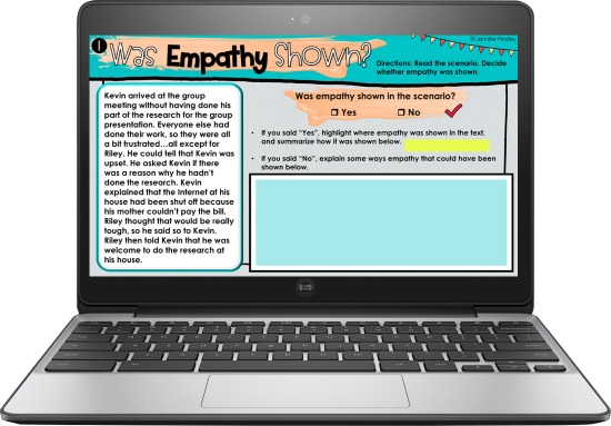Free resources and activities for teaching empathy and perspective to 4th and 5th grade students!