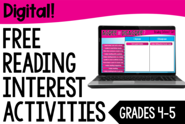 Teaching digitally and need a way to learn more about your readers? Grab FREE digital reading interest surveys to help!