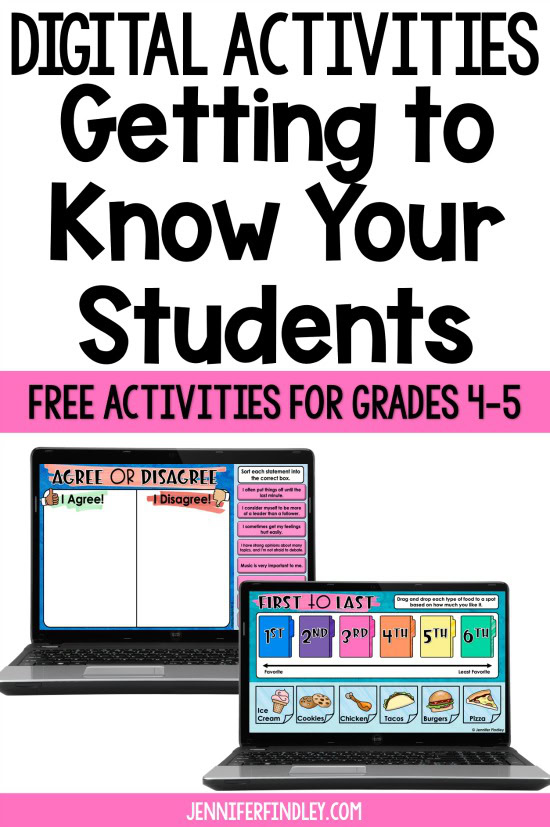 Free Digital Activities For Getting To Know Your Students