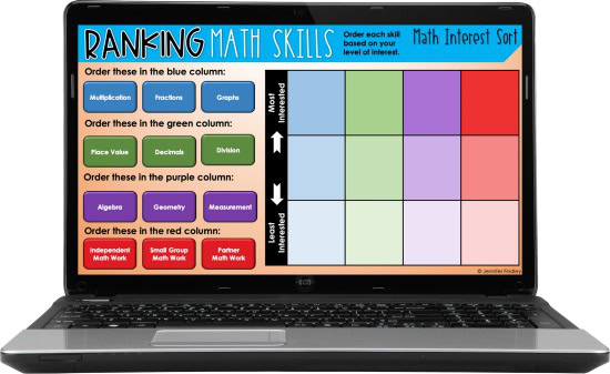 Get to know your students’ interests and opinions of math with these free digital math interest survey activities!