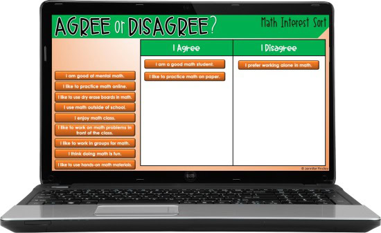 Get to know your students’ interests and opinions of math with these free digital math interest survey activities!
