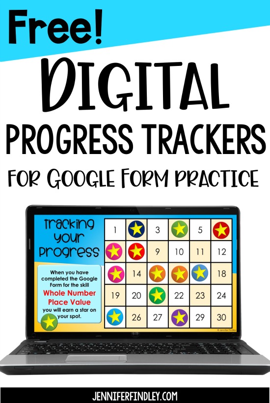 Do you use Google Forms for digital activities and want to motivate your students? Try these FREE digital progress trackers!