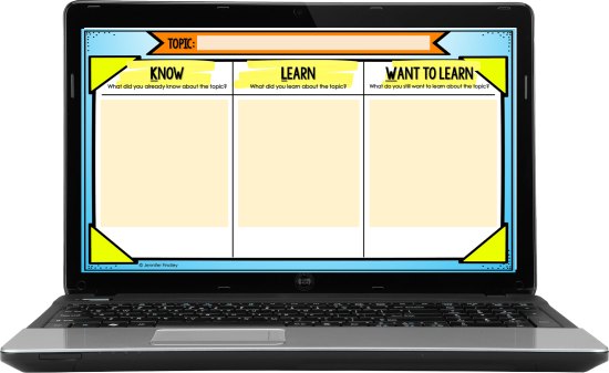 Free Digital Graphic Organizers for Grades 3-5