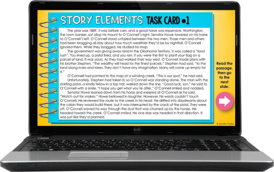 Teaching virtually and need some ideas and strategies for reading instruction? This post shares several ways to use task cards for digital reading instruction.