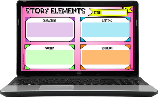 Free virtual reading resources! Sign up for a free digital (and printable) reading resource to introduce story elements to your 4th and 5th graders.