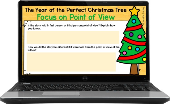 Free digital and printable Christmas reading activities to go with Christmas picture books and read alouds.