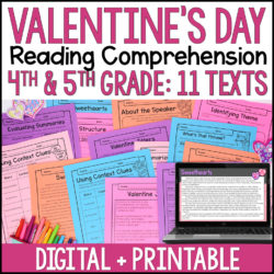 Free Digital Valentine's Day Activities - Teaching with Jennifer Findley