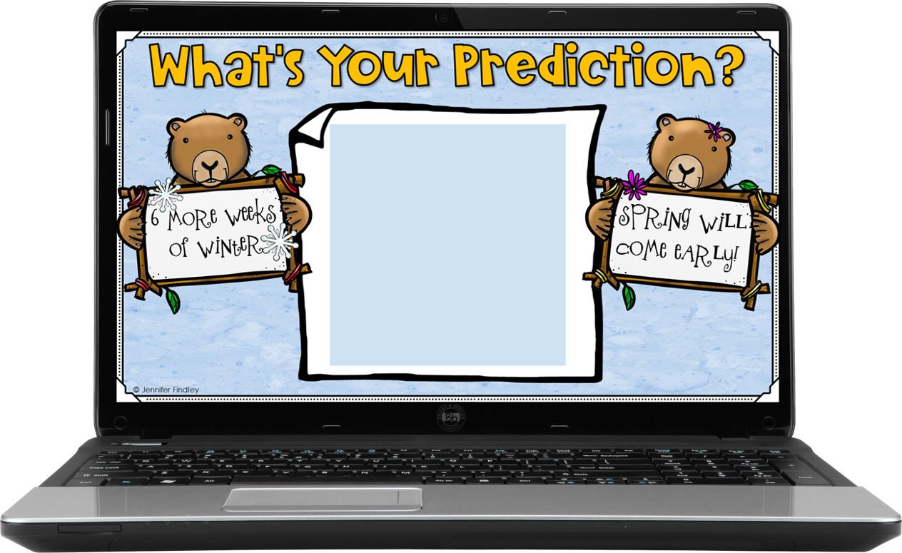 Free Groundhog Day digital activities for grades 3-5! Grab a few simple digital Groundhog Day activities on this post.