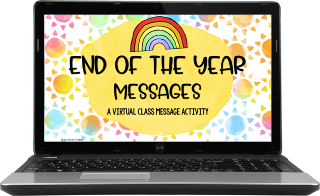 end of year messages activity