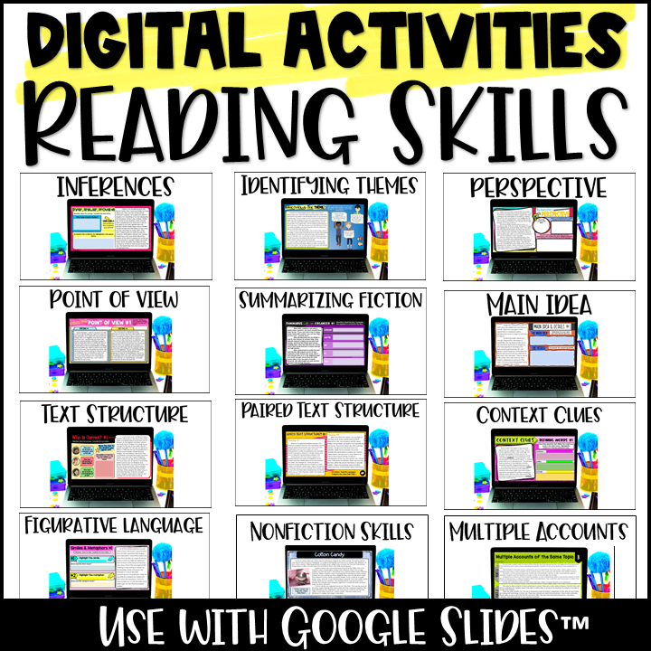 reading assignment activities