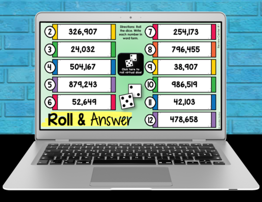 Grab some free digital math centers for grades 3-5 on this post.