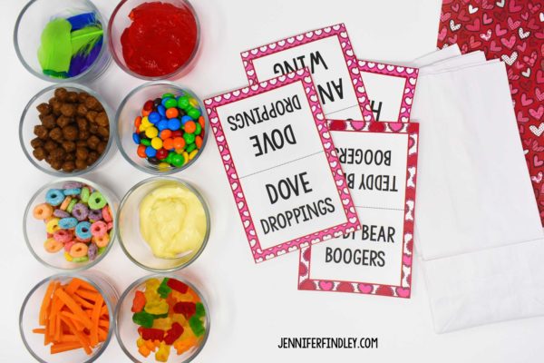 This Valentine's Day mystery bag activity is a great Valentine's Day party activity or behavior incentive for your students. Read more about how to set this up in your classroom and grab some free writing printables on this post.