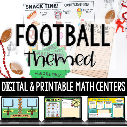 Free Football Activity - Reading Activity for Grades 4-5