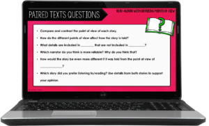 Free questions to use while teaching paired texts.