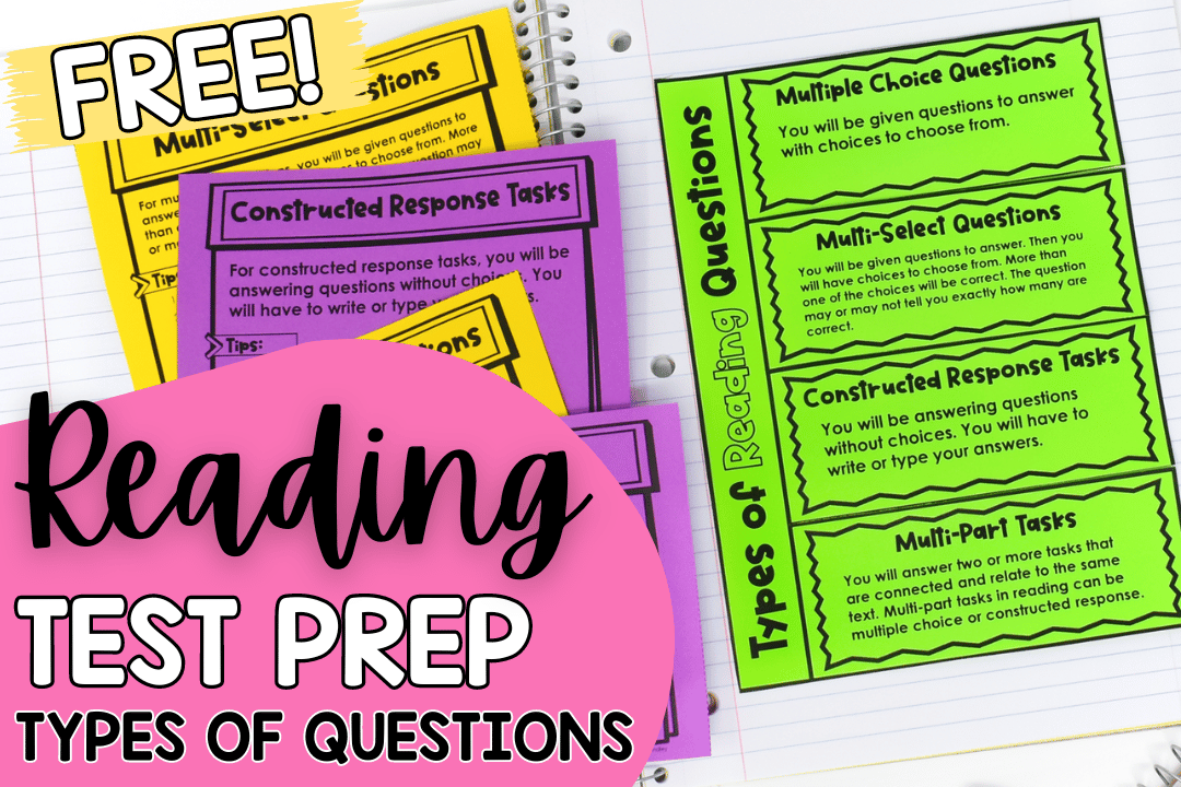 Reading Test Prep: Types of Reading Questions