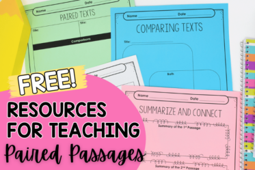 Use these free resources to teach paired passages in grades 4-5.