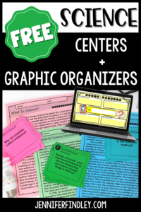 Do you need some new science activities and resources? Grab some free science centers and graphic organizers on this post.