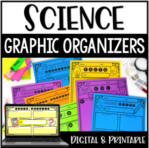 Free science graphic organizers! Enhance any science lessons with this set of organizers.