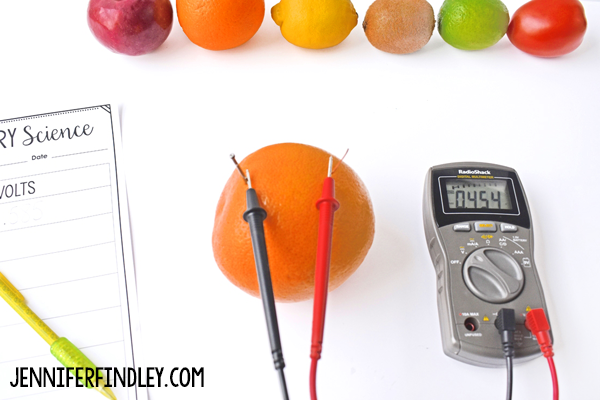 This fruit battery experiment is a perfect chemical science activity for upper elementary students. Get all the details including a free reading passage on this post.
